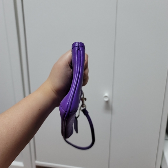 Coach Legacy Ultraviolet Wristlet - Picture 12 of 12